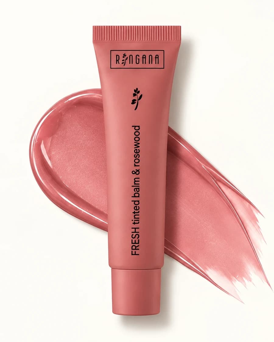 Bálsamo labial y para mejillas con color FRESH color rosewood